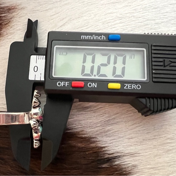 ❤️ Cotton Candy Dahlia Kingman Turquoise Sterling Silver Navajo Adjustable Ring - Picture 12 of 14